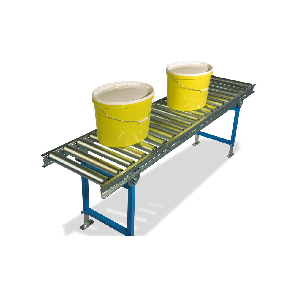 Produktabbildung Nr. 3: Leicht-Rollenbahnen, Stahlrollen, Ø 50 mm, Bahnlänge 1 m Bahnbreite 600 mm, Achsabstand 100 mm