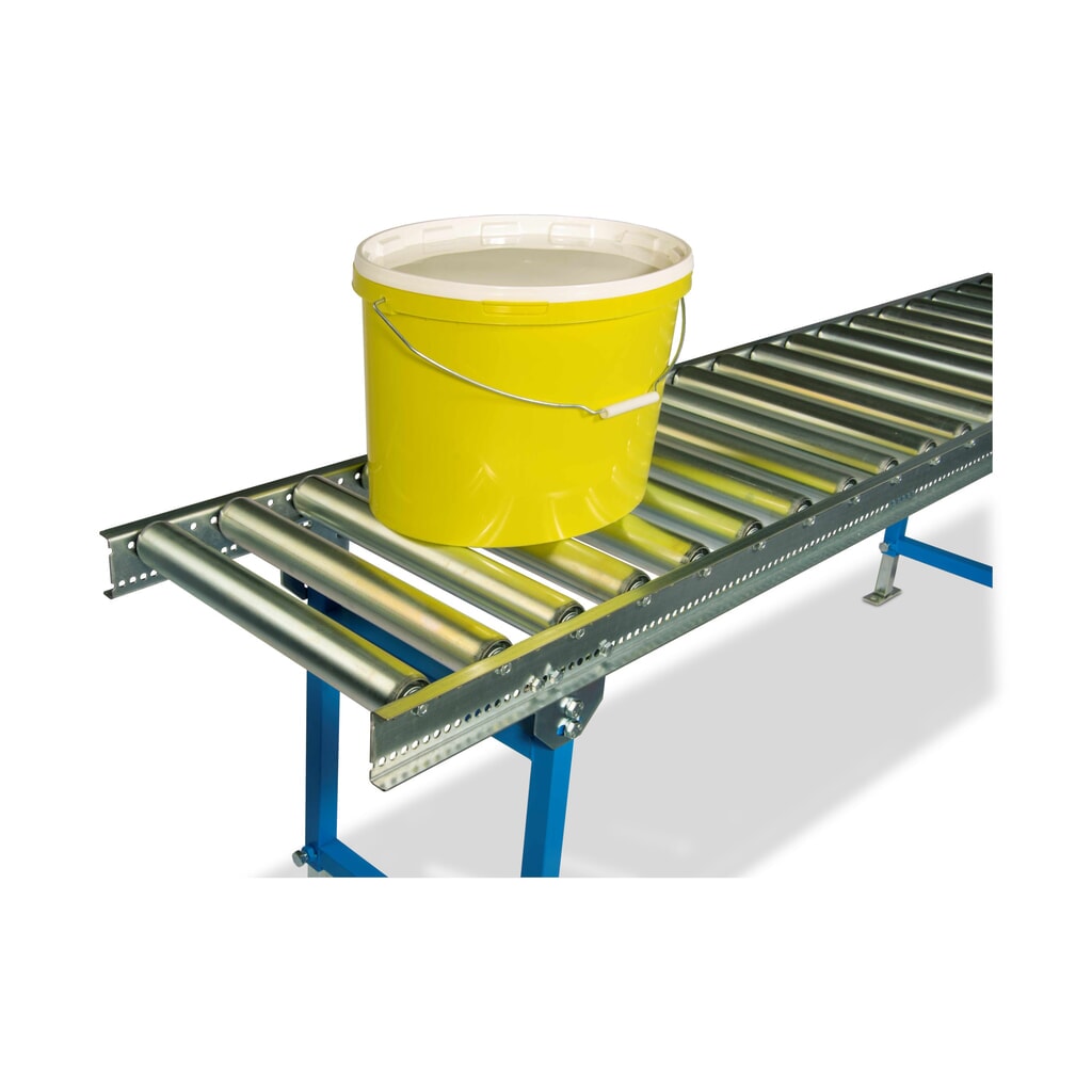 BLUME Leicht-Rollenbahnen, Stahlrollen, Ø 50 mm, Bahnlänge 1 m, Bahnbreite 300 mm, Achsabstand 100 mm Produktabbildung: BLUME Leicht-Rollenbahnen, Stahlrollen, Ø 50 mm, Bahnlänge 1 m, Bahnbreite 300 mm, Achsabstand 100 mm