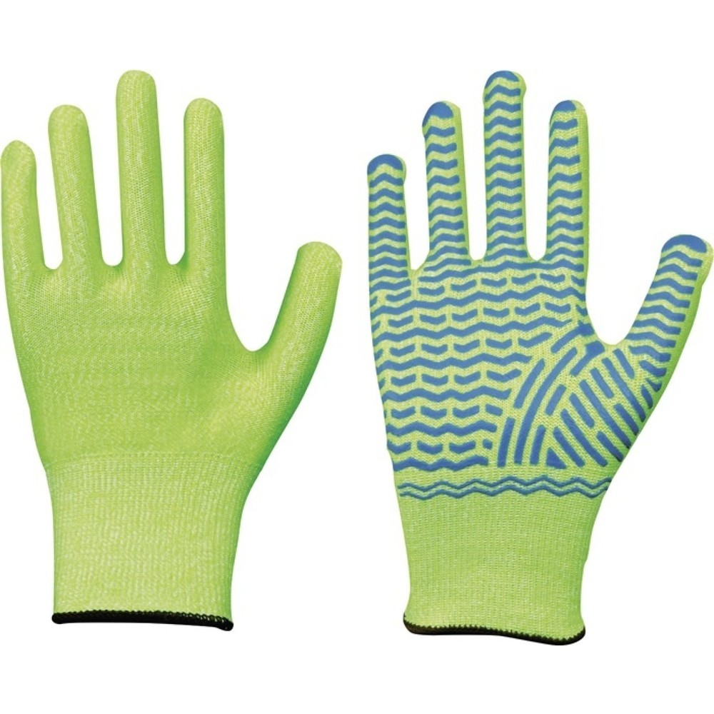 Produktabbildung: LEIPOLD Schnittschutzhandschuhe Solidstar 1447, EN 388 PSA-Kategorie II, Größe 11 neongrün, 12 Paar