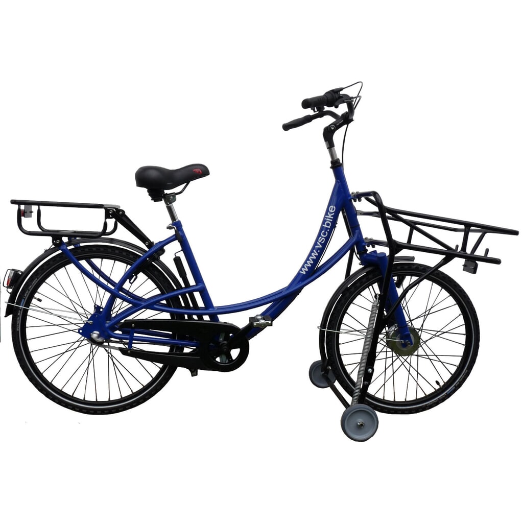Produktabbildung: VSC.BIKE Zustellfahrrad B01, 3-Gang, max. zul. Gesamtgewicht 210 kg, blau