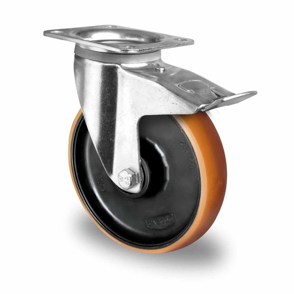 Produktabbildung: Lenkrolle mit Totalfeststeller ø 200 mm Serie Z4U5 Doppelkugellager