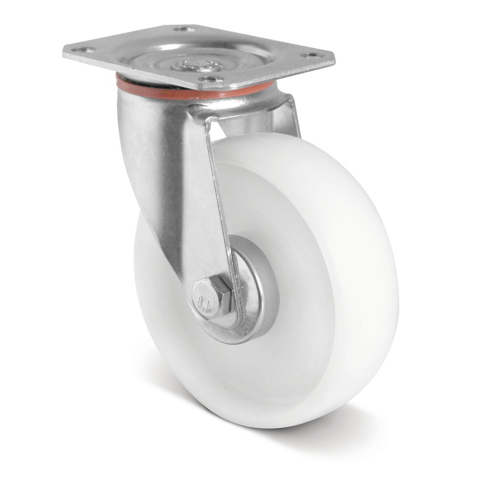 Produktabbildung: Lenkrolle PP Basic, spurlos, Ø x Breite 100 x 36 mm, TK 100 kg