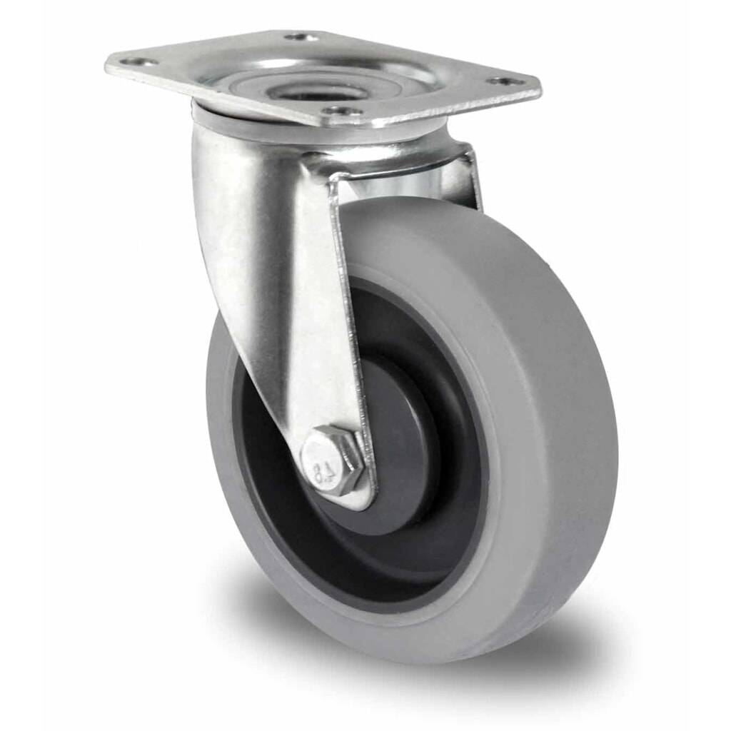 Lenkrolle ø 100 mm Serie P2D2 Kugellager Produktabbildung: Lenkrolle ø 100 mm Serie P2D2 Kugellager