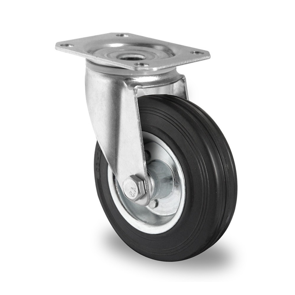Produktabbildung: Lenkrolle ø 80 mm Serie SWS4 Rollenlager