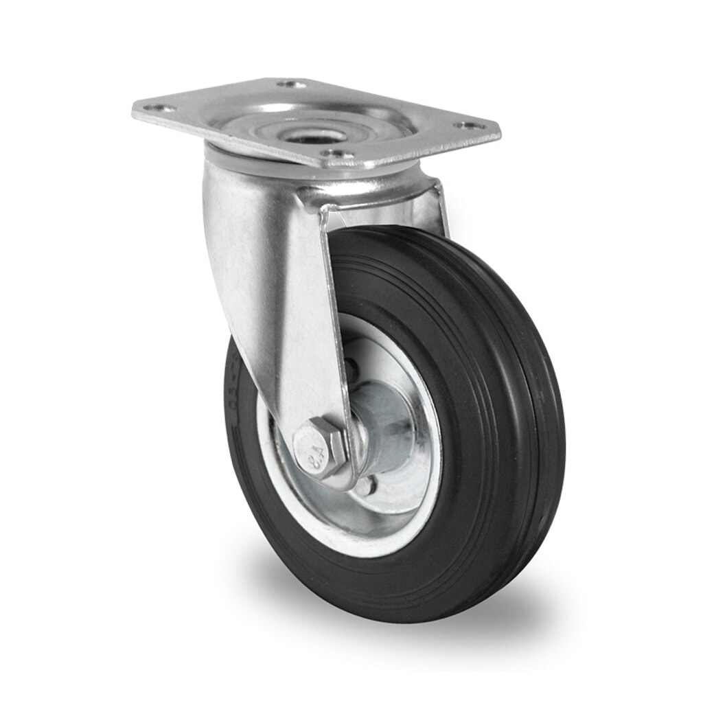 Produktabbildung: Lenkrolle ø 80 mm Serie SWS4 Rollenlager