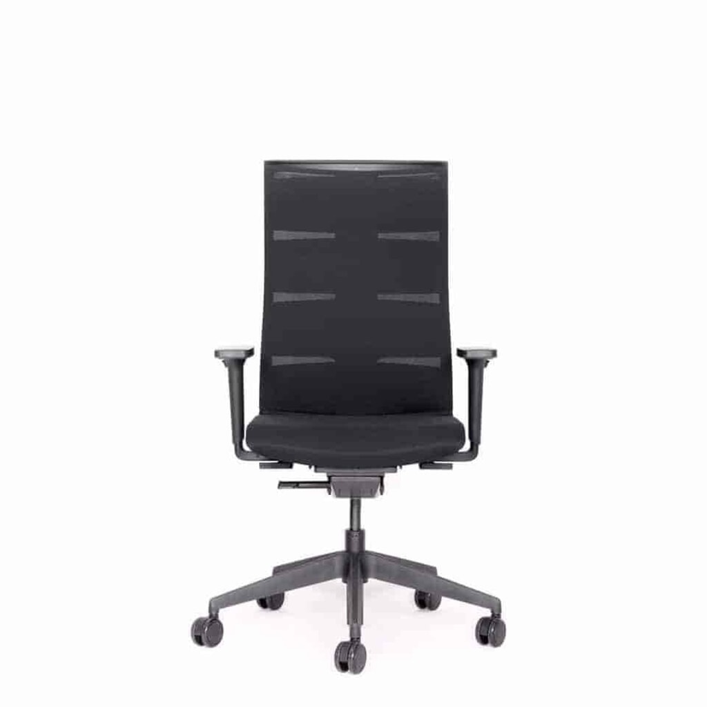 lento agilis matrix MT12 Bürostuhl, 100% Polyester, schwarzer Sitz, schwarze Rückenlehne Produktabbildung: lento agilis matrix MT12 Bürostuhl, 100% Polyester, schwarzer Sitz, schwarze Rückenlehne