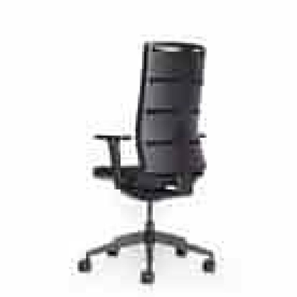 Produktabbildung Nr. 3: lento agilis matrix MT12 Bürostuhl, 100% Polyester, schwarzer Sitz, schwarze Rückenlehne