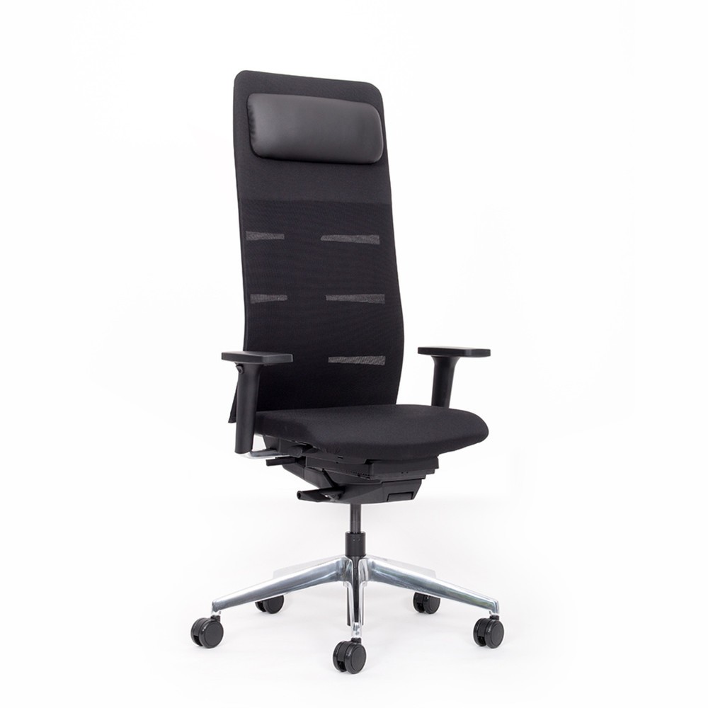 Produktabbildung Nr. 2: lento agilis matrix MT14 Bürostuhl, 100% Polyester, schwarz