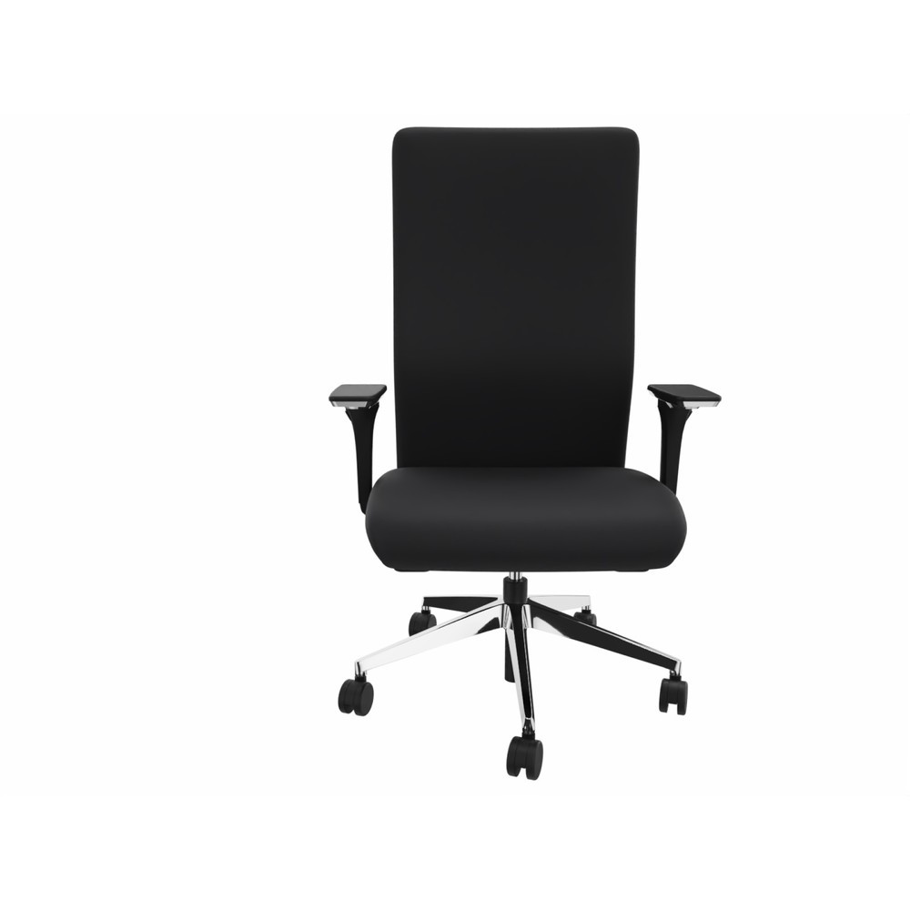 Produktabbildung: lento agilis XL AG13 Bürostuhl, 100% Echtleder, schwarz