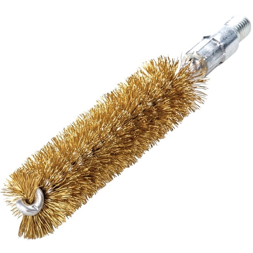 Produktabbildung Nr. 2: LESSMANN Rohrbürste L.115mm D.20mm Messingdraht gewellt Besatz-L.80mm