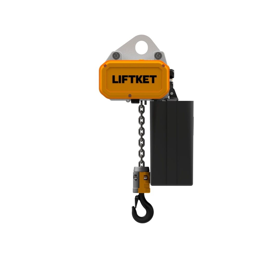 LIFTKET Elektrokettenzug S-Line mit Einlochaufhängung, TK 1.000 kg, 6/1,5 m/min Produktabbildung: LIFTKET Elektrokettenzug S-Line mit Einlochaufhängung, TK 1.000 kg, 6/1,5 m/min