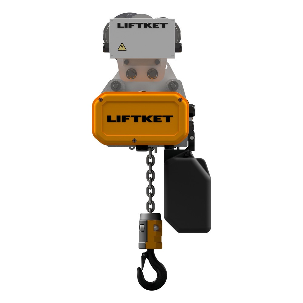 Produktabbildung: LIFTKET Elektrokettenzug S-Line mit Elektrofahrwerk, TK 125 kg, 8/2 m/min