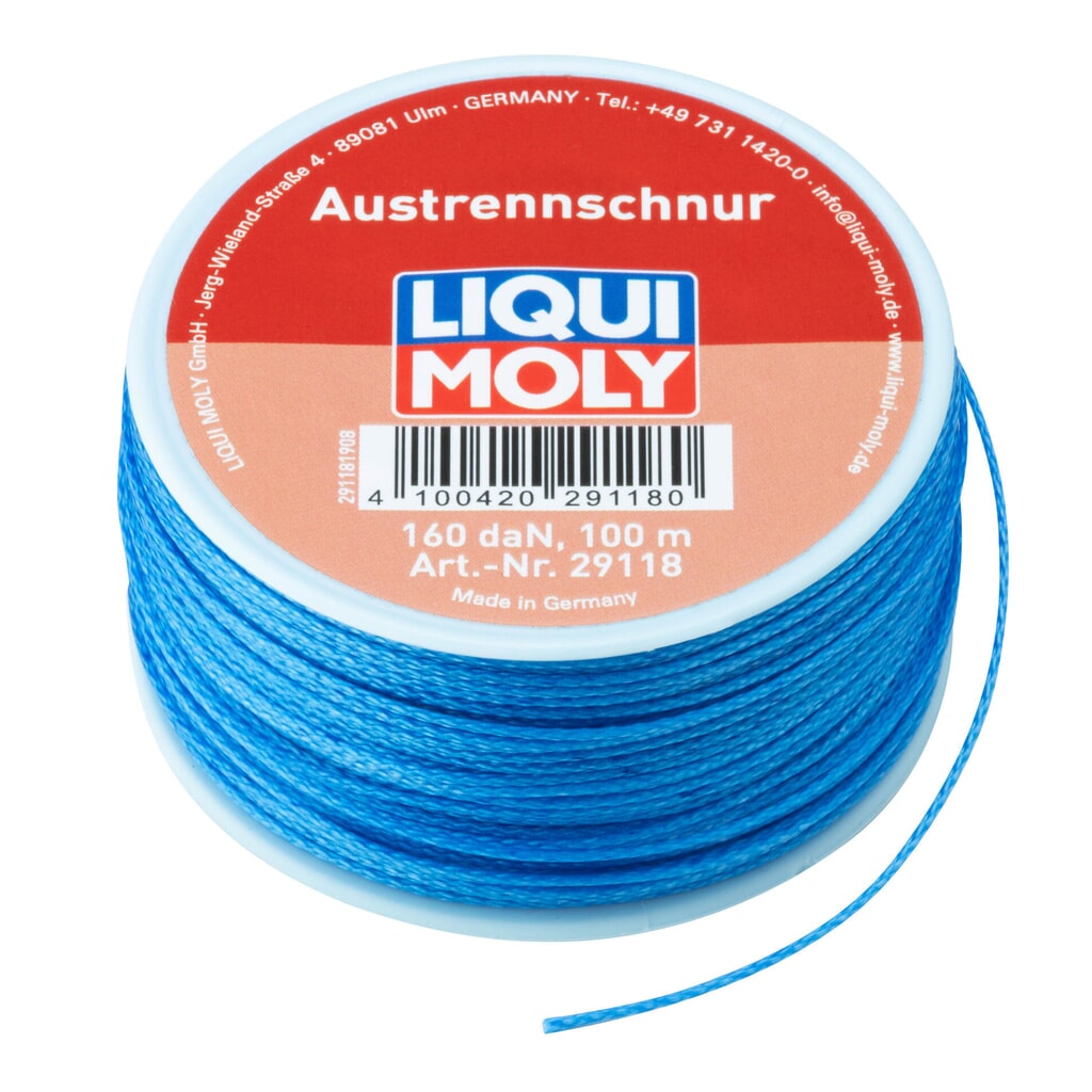 LIQUI MOLY Austrennschnur blau 160daN 100m 1 Stk Produktabbildung: LIQUI MOLY Austrennschnur blau 160daN 100m 1 Stk