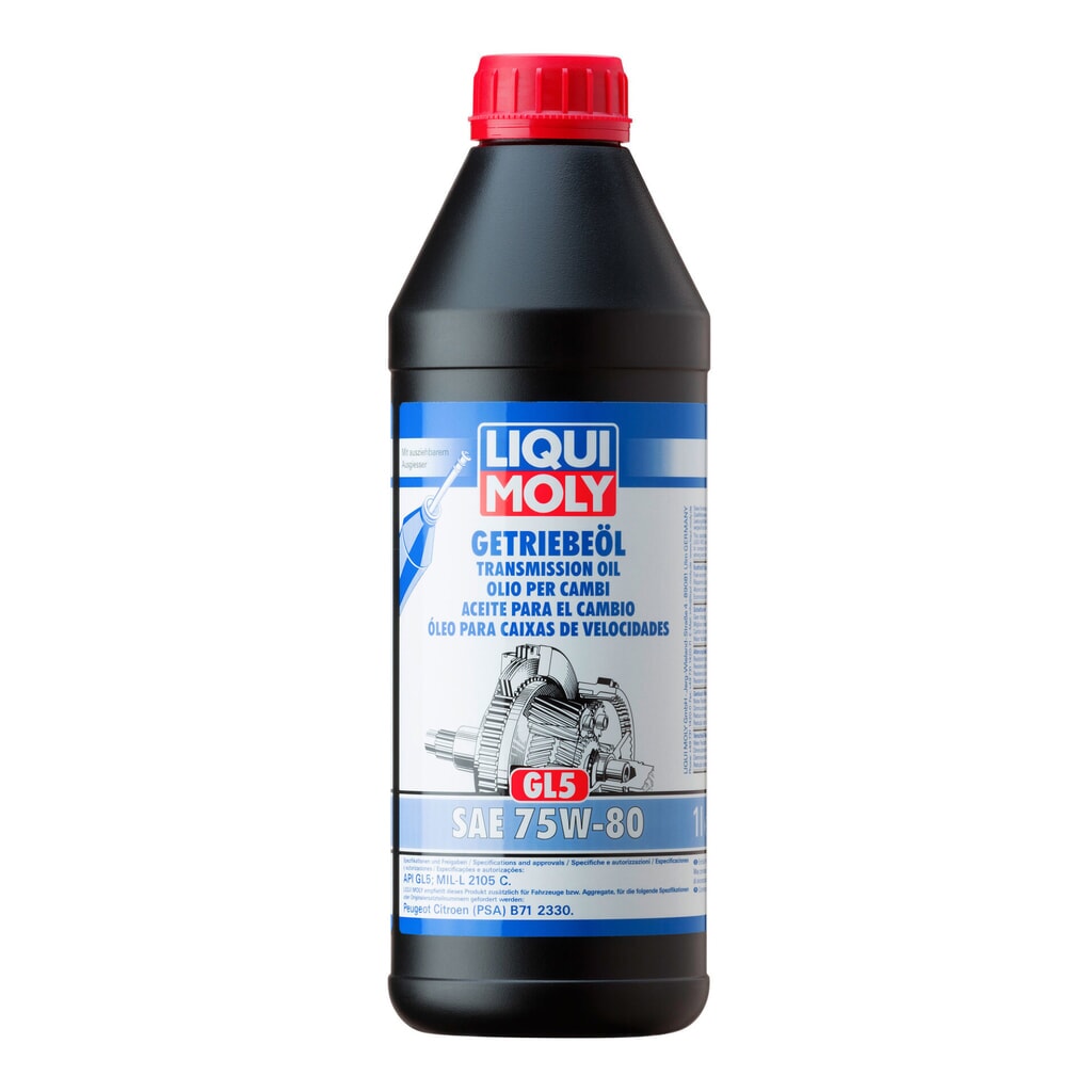 LIQUI MOLY Getriebeöl (GL5) 75W-80 1 l Produktabbildung: LIQUI MOLY Getriebeöl (GL5) 75W-80 1 l