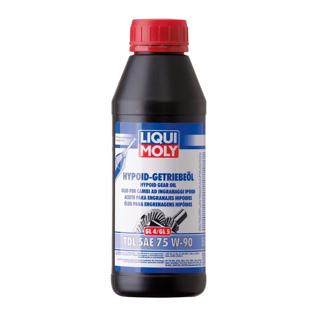 LIQUI MOLY Hypoid-Getriebeöl (GL4/5) TDL SAE 75W-90 500 ml Produktabbildung: LIQUI MOLY Hypoid-Getriebeöl (GL4/5) TDL SAE 75W-90 500 ml