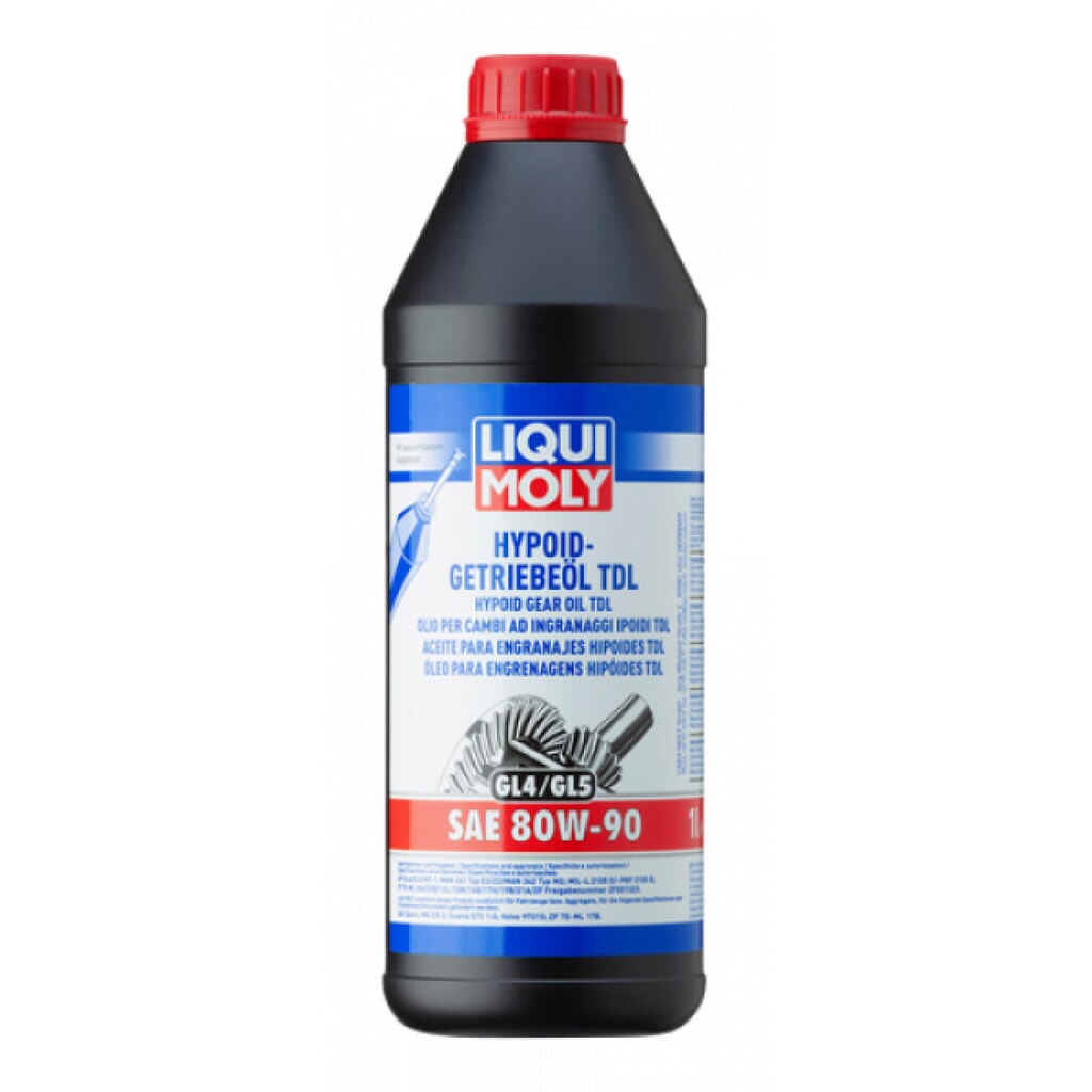 LIQUI MOLY Hypoid-Getriebeöl (GL4/5) TDL SAE 80W-90 1 l Produktabbildung: LIQUI MOLY Hypoid-Getriebeöl (GL4/5) TDL SAE 80W-90 1 l
