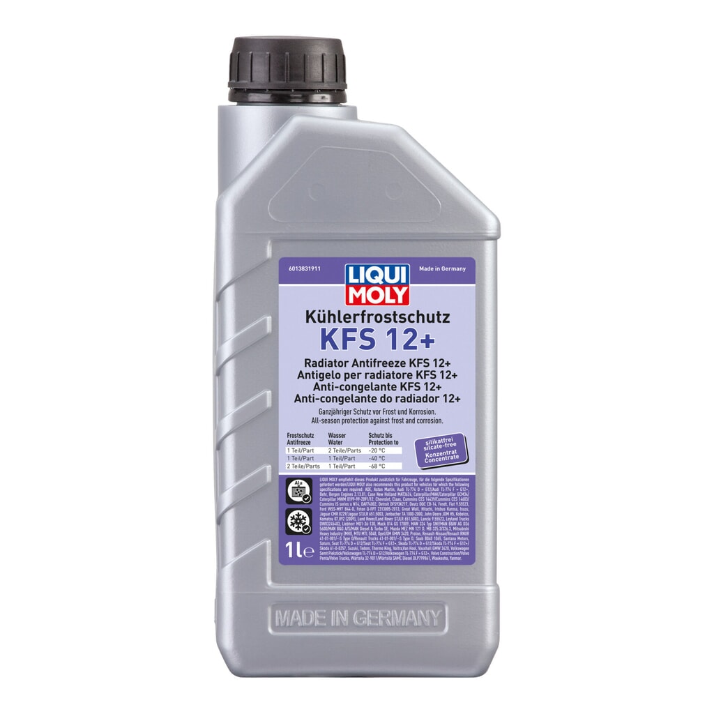 LIQUI MOLY Kühlerfrostschutz KFS 12+ 1 l Produktabbildung: LIQUI MOLY Kühlerfrostschutz KFS 12+ 1 l