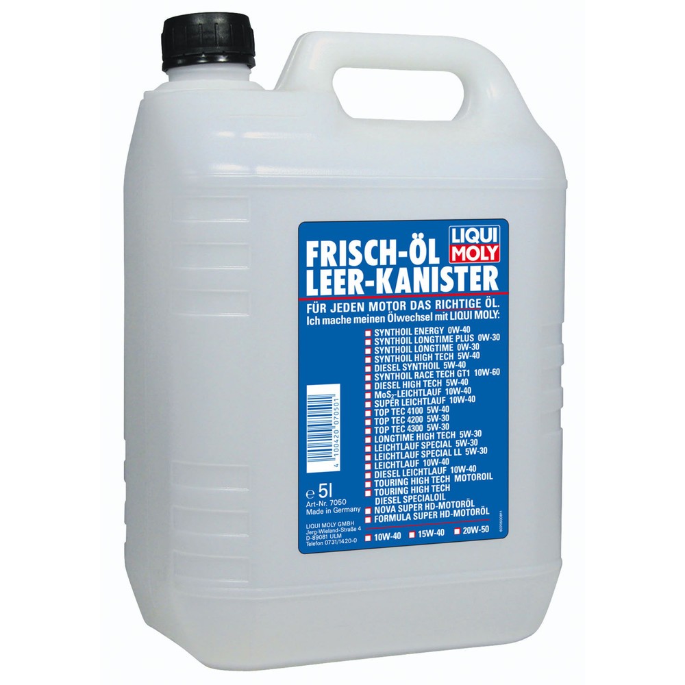 Produktabbildung: LIQUI MOLY Leerkanister für Öl-Bar 1 Stk