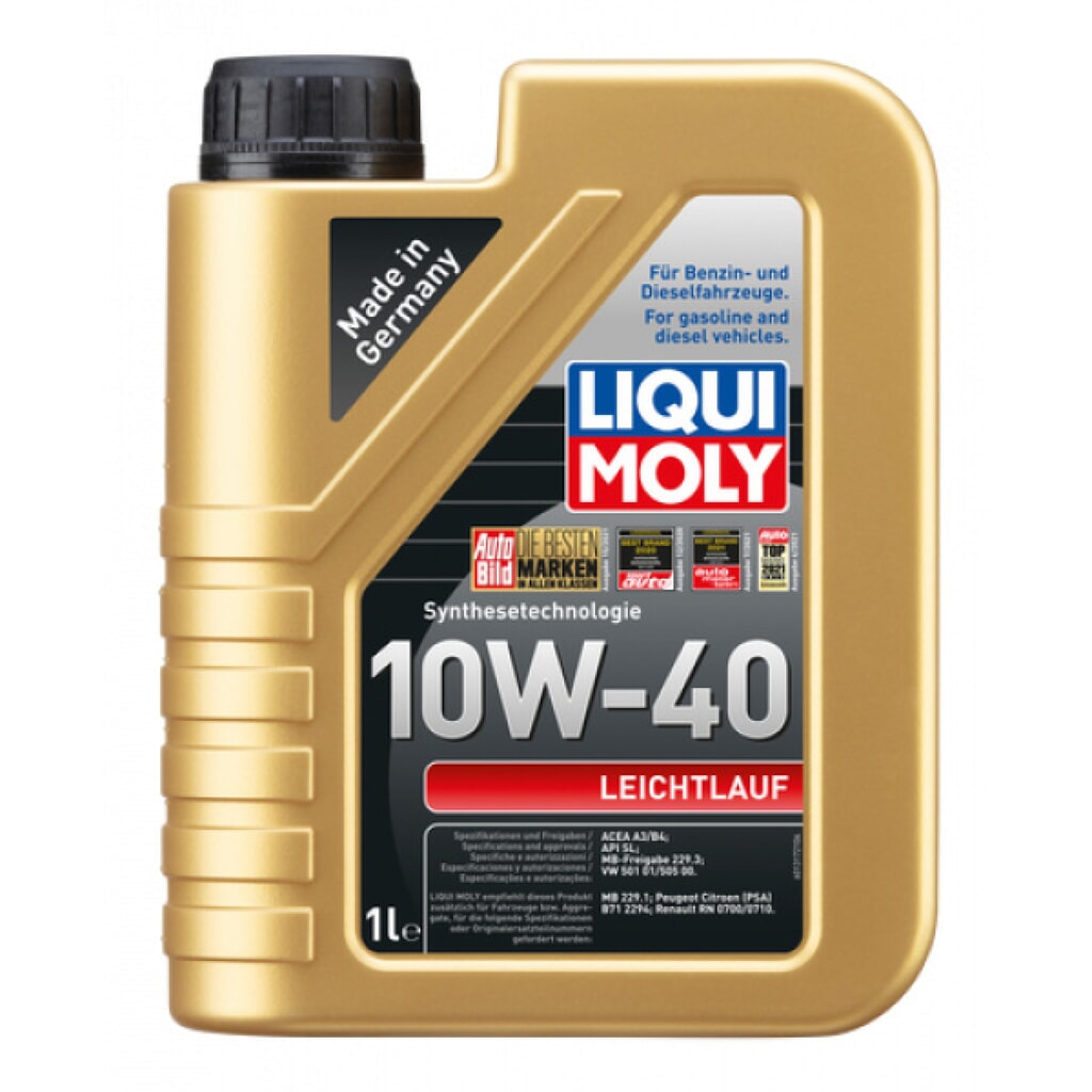 LIQUI MOLY Leichtlauf 10W-40 1 l Produktabbildung: LIQUI MOLY Leichtlauf 10W-40 1 l