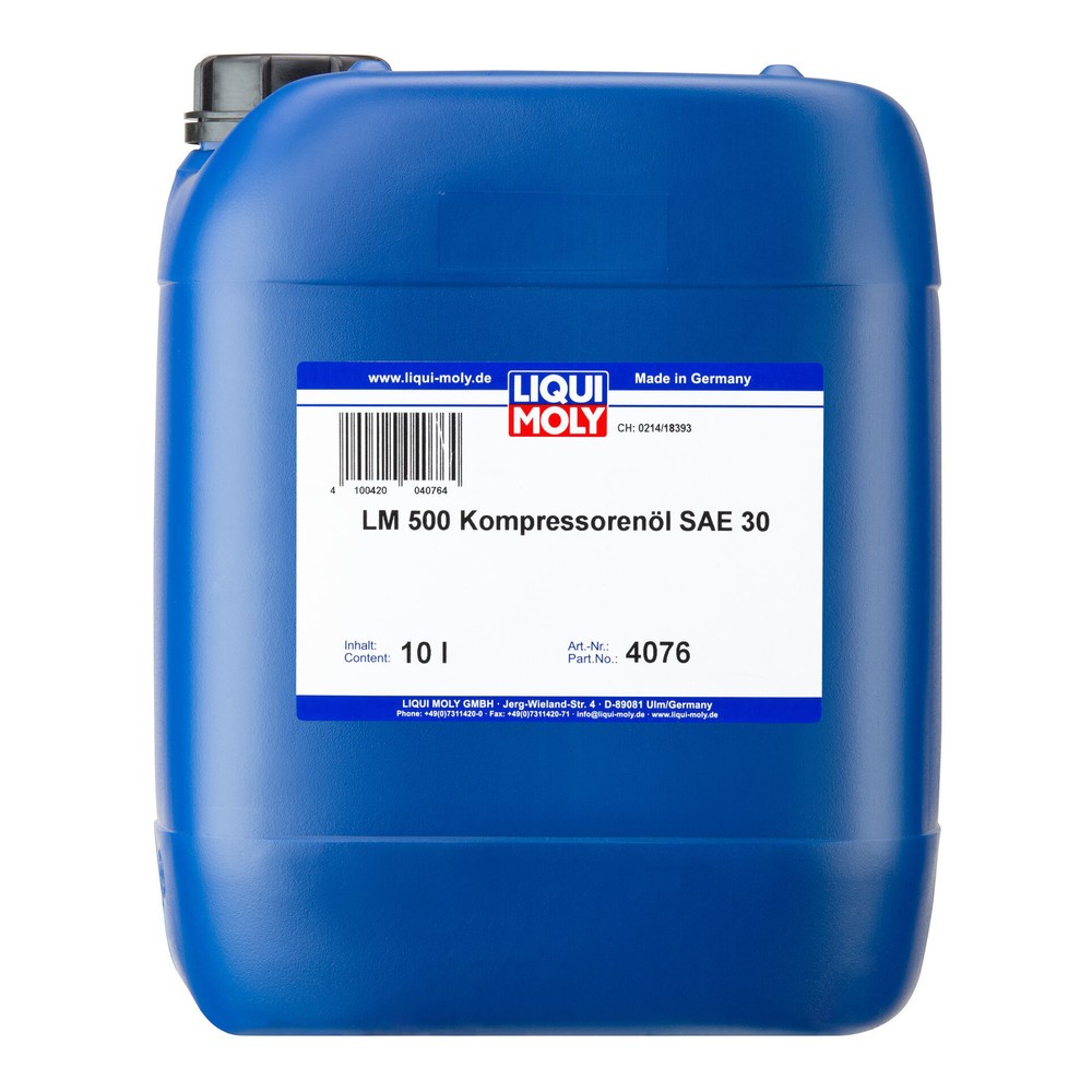 Produktabbildung: LIQUI MOLY LM 500 Kompressorenöl SAE 30 10 l