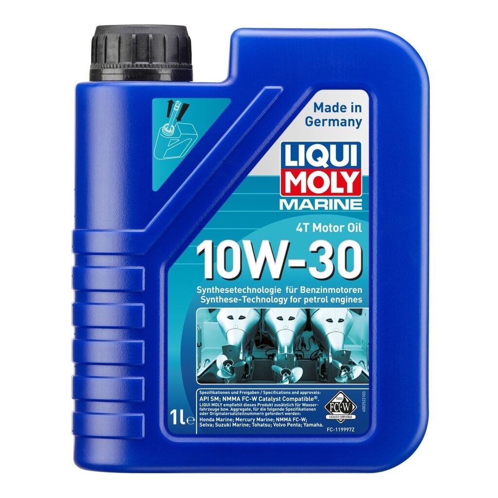 LIQUI MOLY Marine 4T Motor Oil 10W-30 1 l Produktabbildung: LIQUI MOLY Marine 4T Motor Oil 10W-30 1 l