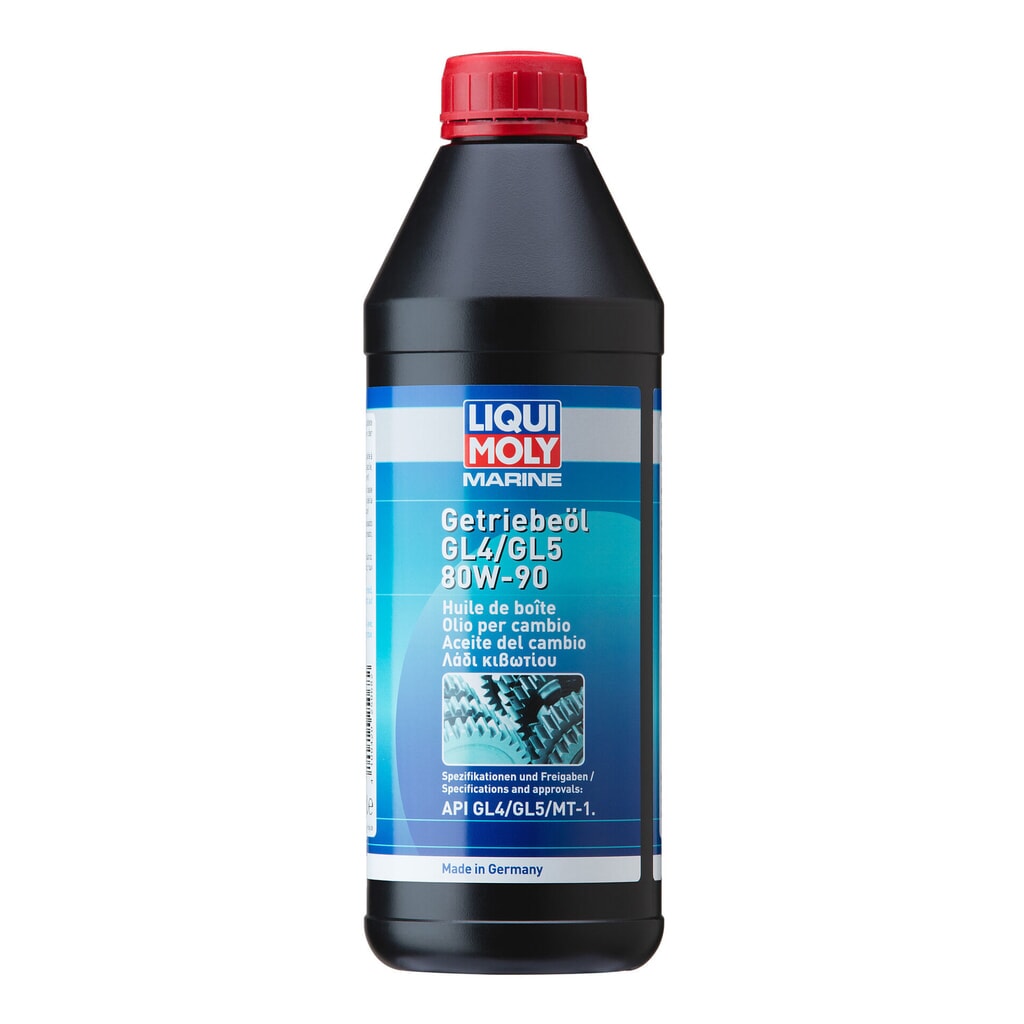 LIQUI MOLY Marine Getriebeöl GL4/GL5 80W-90 1 l Produktabbildung Nr. 1: LIQUI MOLY Marine Getriebeöl GL4/GL5 80W-90 1 l