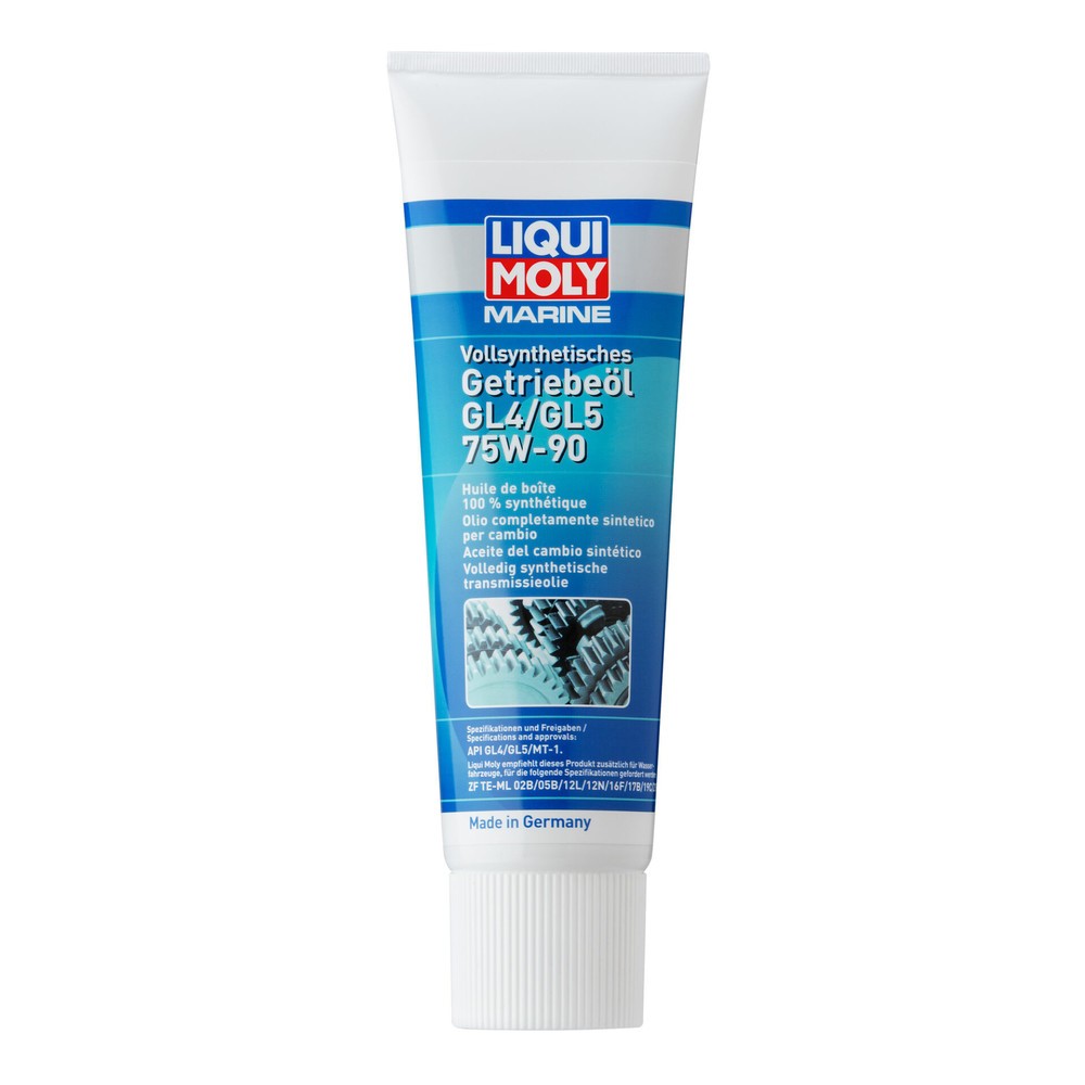 Produktabbildung: LIQUI MOLY Marine Vollsynthetisches Getriebeöl GL4/GL5 75W-90 250 ml