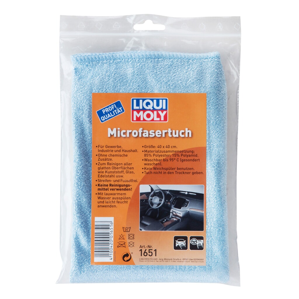 LIQUI MOLY Microfasertuch 1 Stk Produktabbildung: LIQUI MOLY Microfasertuch 1 Stk