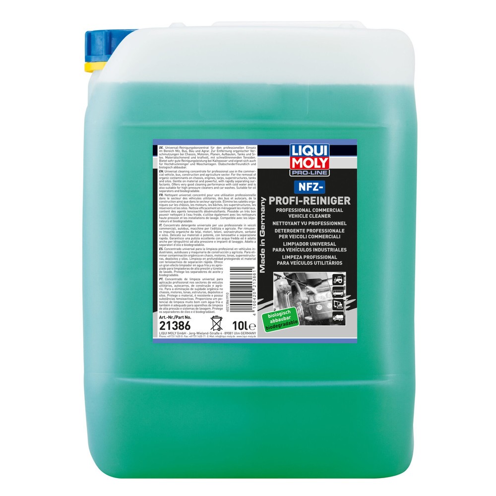 Produktabbildung: LIQUI MOLY Pro-Line Nfz-Profi Reiniger 10 l