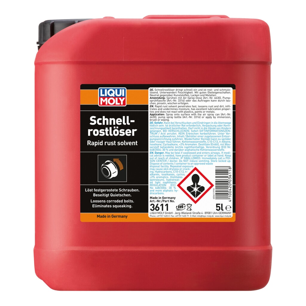 LIQUI MOLY Schnellrostlöser 5 l Produktabbildung: LIQUI MOLY Schnellrostlöser 5 l