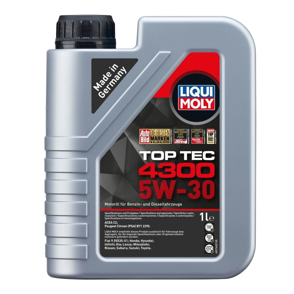 LIQUI MOLY Top Tec 4300 5W-30 1 l Produktabbildung: LIQUI MOLY Top Tec 4300 5W-30 1 l