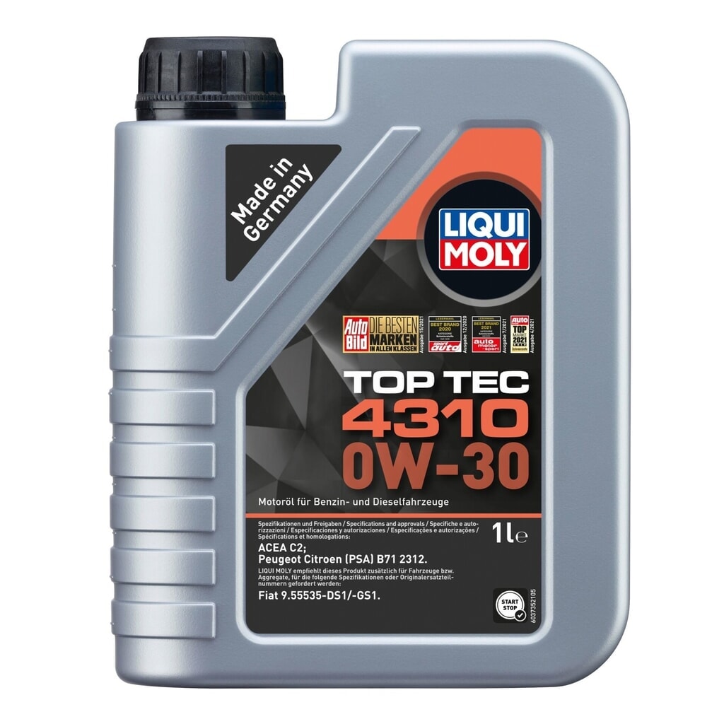 LIQUI MOLY Top Tec 4310 0W-30 1 l Produktabbildung: LIQUI MOLY Top Tec 4310 0W-30 1 l