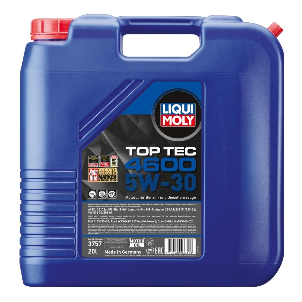 Produktabbildung: LIQUI MOLY Top Tec 4600 5W-30 20 l