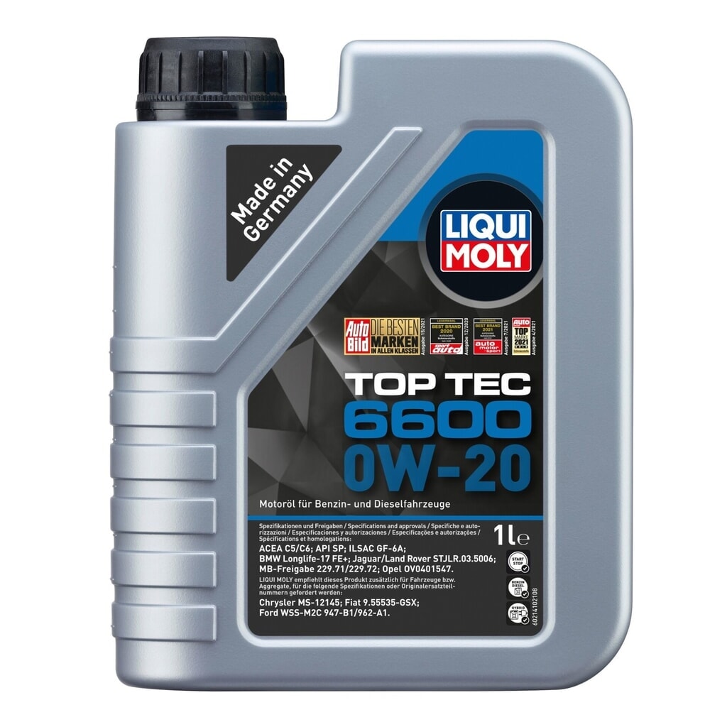 Produktabbildung: LIQUI MOLY Top Tec 6600 0W-20 1 l