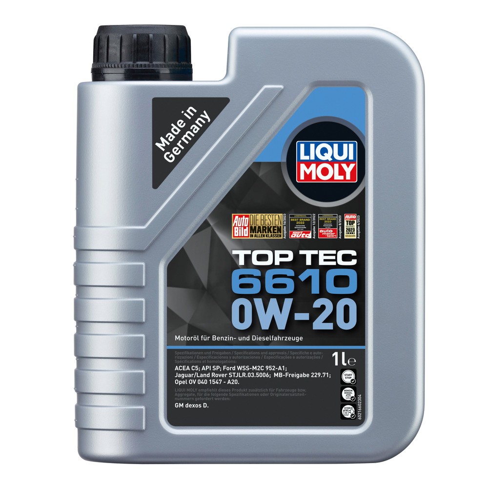 Produktabbildung: LIQUI MOLY Top Tec 6610 0W 20 1 l