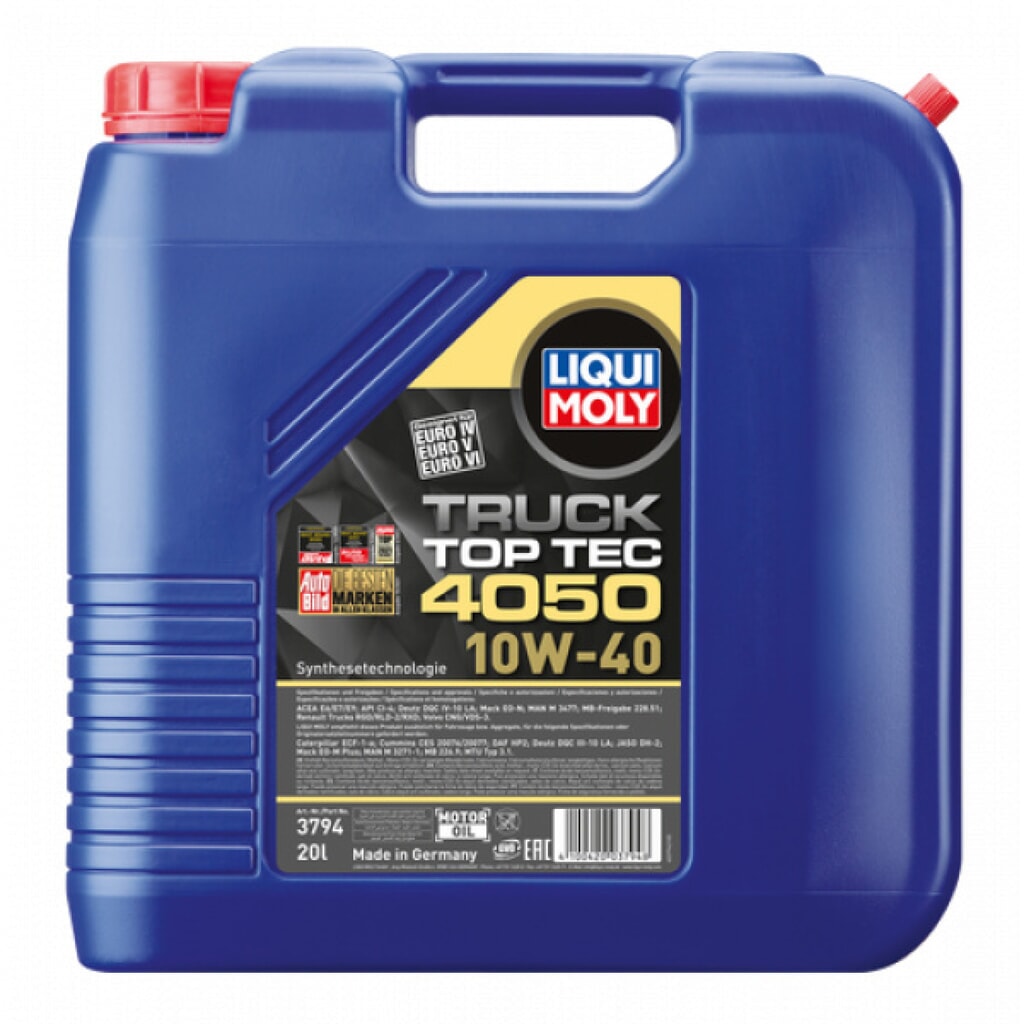 LIQUI MOLY Top Tec Truck 4050 10W-40 20 l Produktabbildung: LIQUI MOLY Top Tec Truck 4050 10W-40 20 l