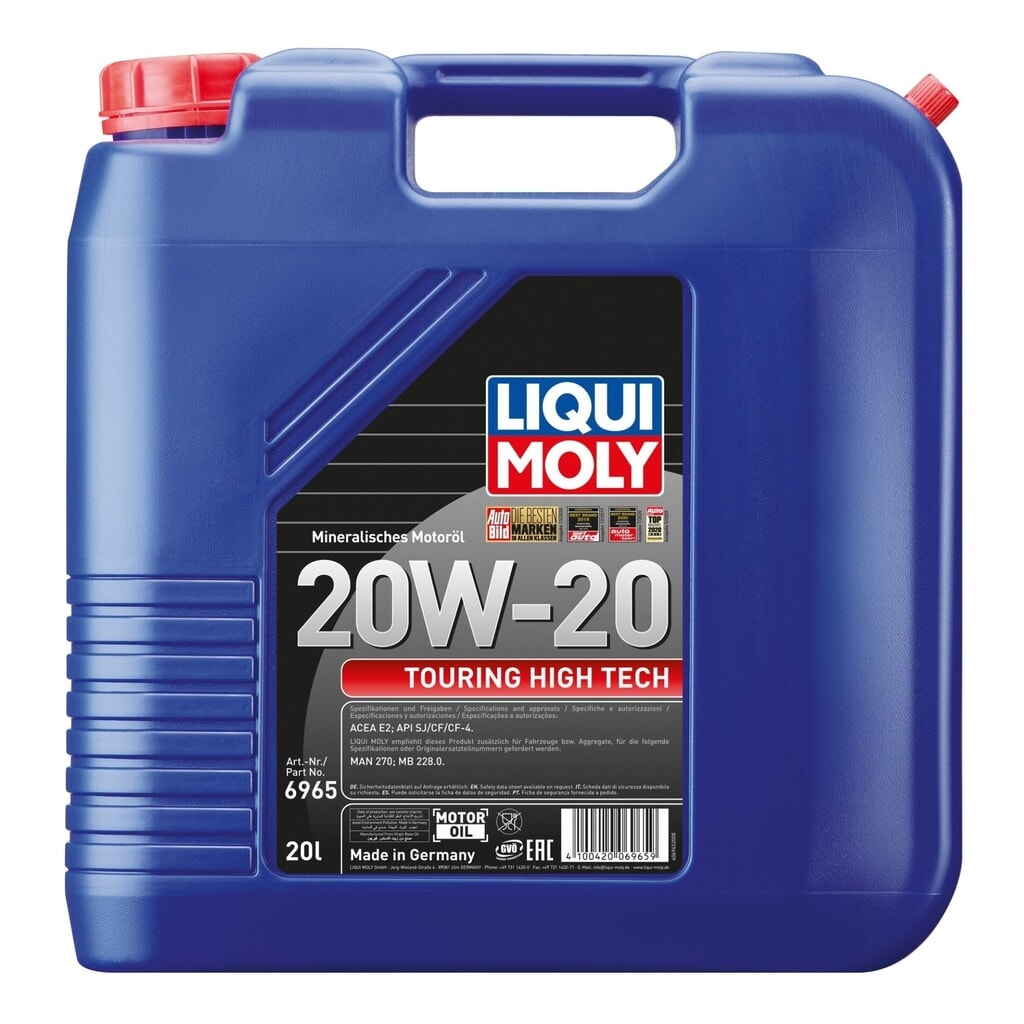 LIQUI MOLY Touring High Tech 20W-20 20 l Produktabbildung: LIQUI MOLY Touring High Tech 20W-20 20 l