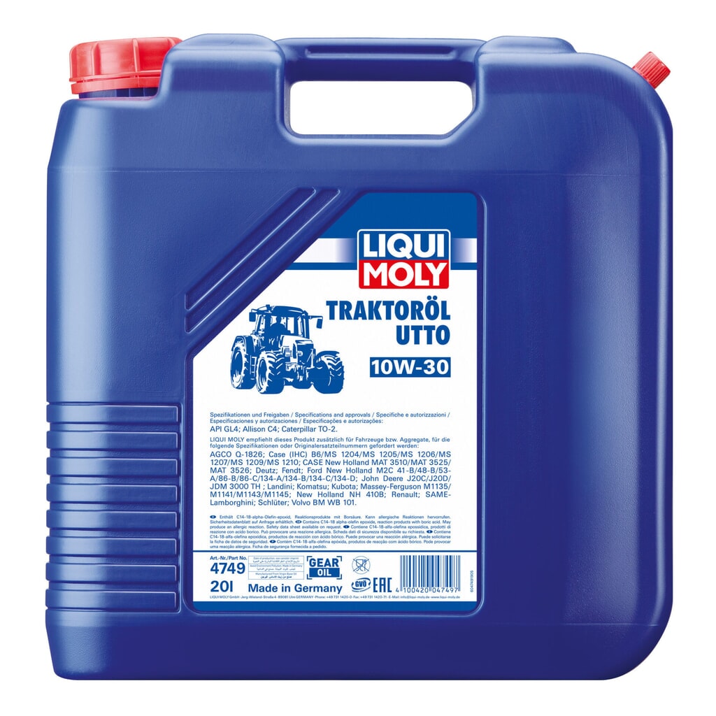 Produktabbildung: LIQUI MOLY Traktoröl UTTO 10W-30 20 l