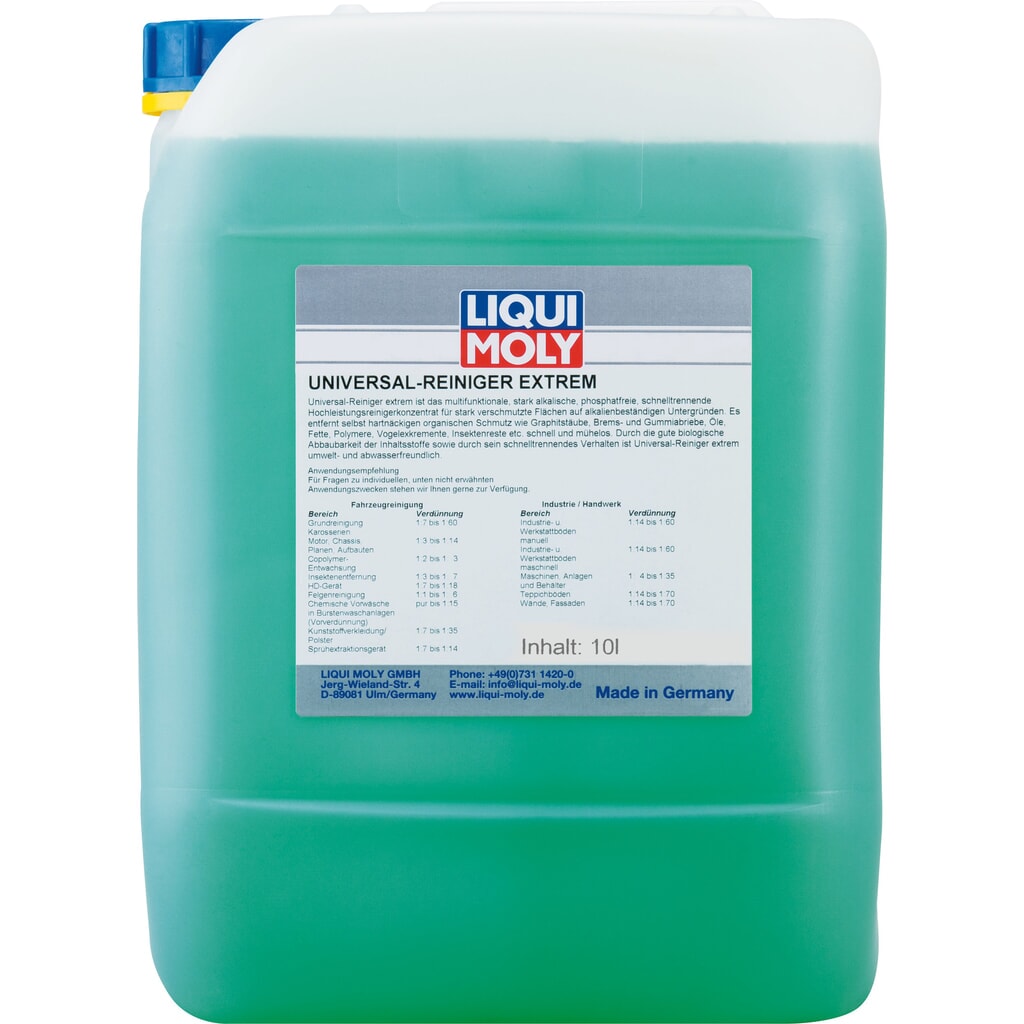 LIQUI MOLY Universalreiniger extrem 10 l Produktabbildung: LIQUI MOLY Universalreiniger extrem 10 l