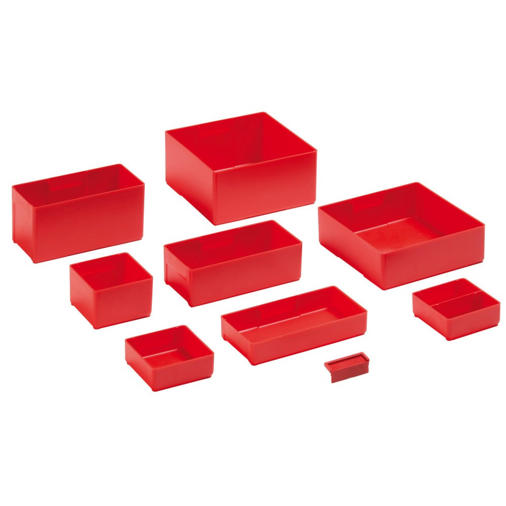 Produktabbildung: LISTA Einsatzkästen 4.5x4.5E, (BxTxH) 75x75x26mm, 12 Stück
