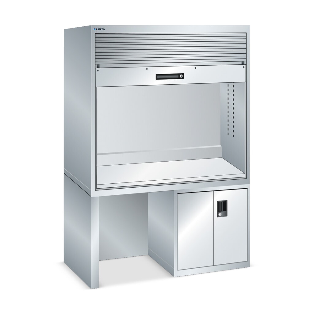 LISTA Qualitätsstation 2x36x36E, (BxTxH) 1434x725x1900mm
