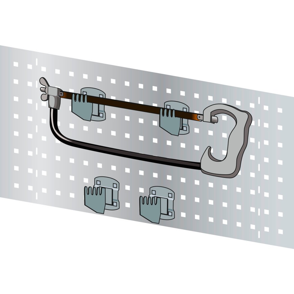 Produktabbildung: LISTA Sägenhalter für 4 Sägen 2 Stück