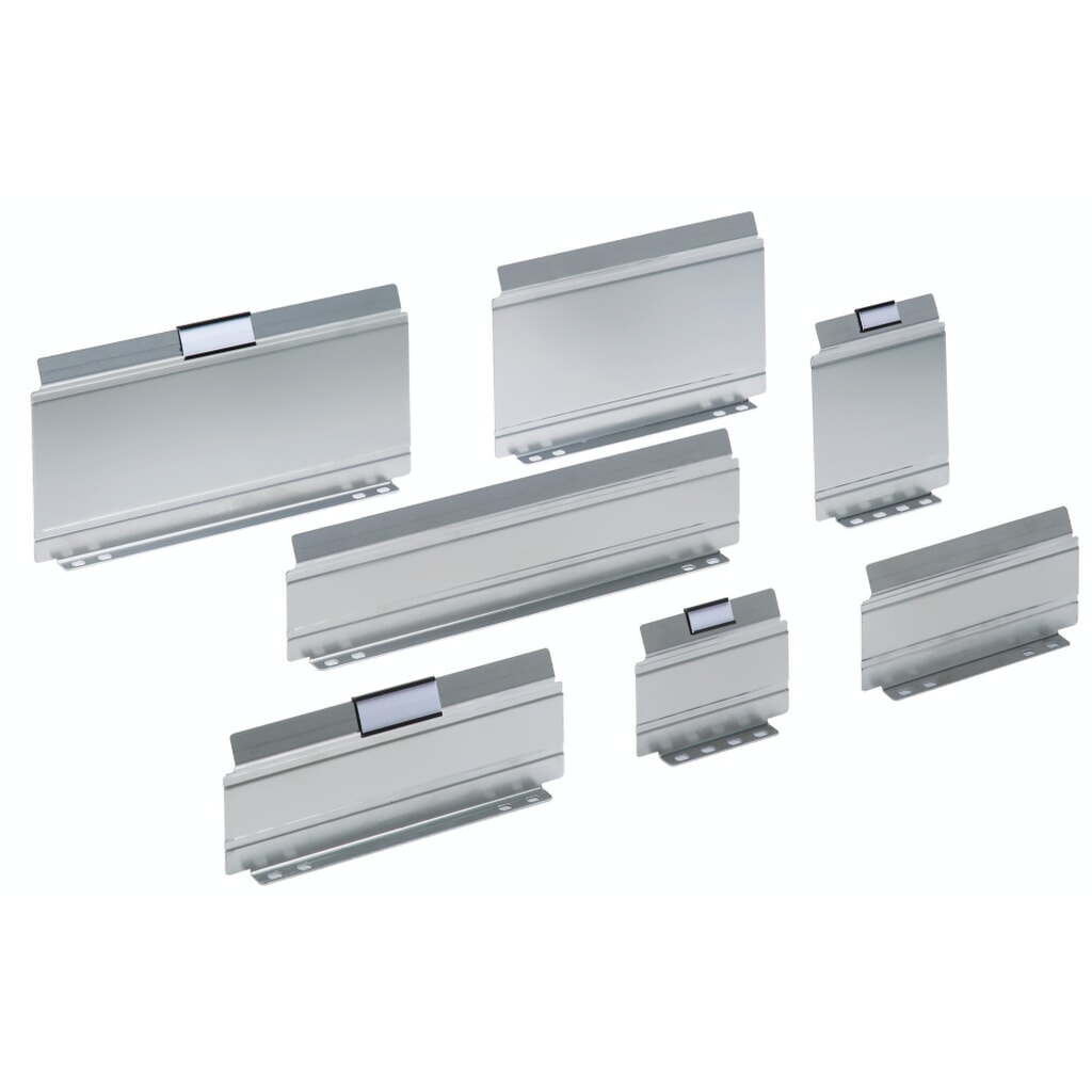 Produktabbildung: LISTA Trennbleche 2-18E, Längen 31-303mm, 5 Stück, Länge 48mm, für Fronthöhe 50mm