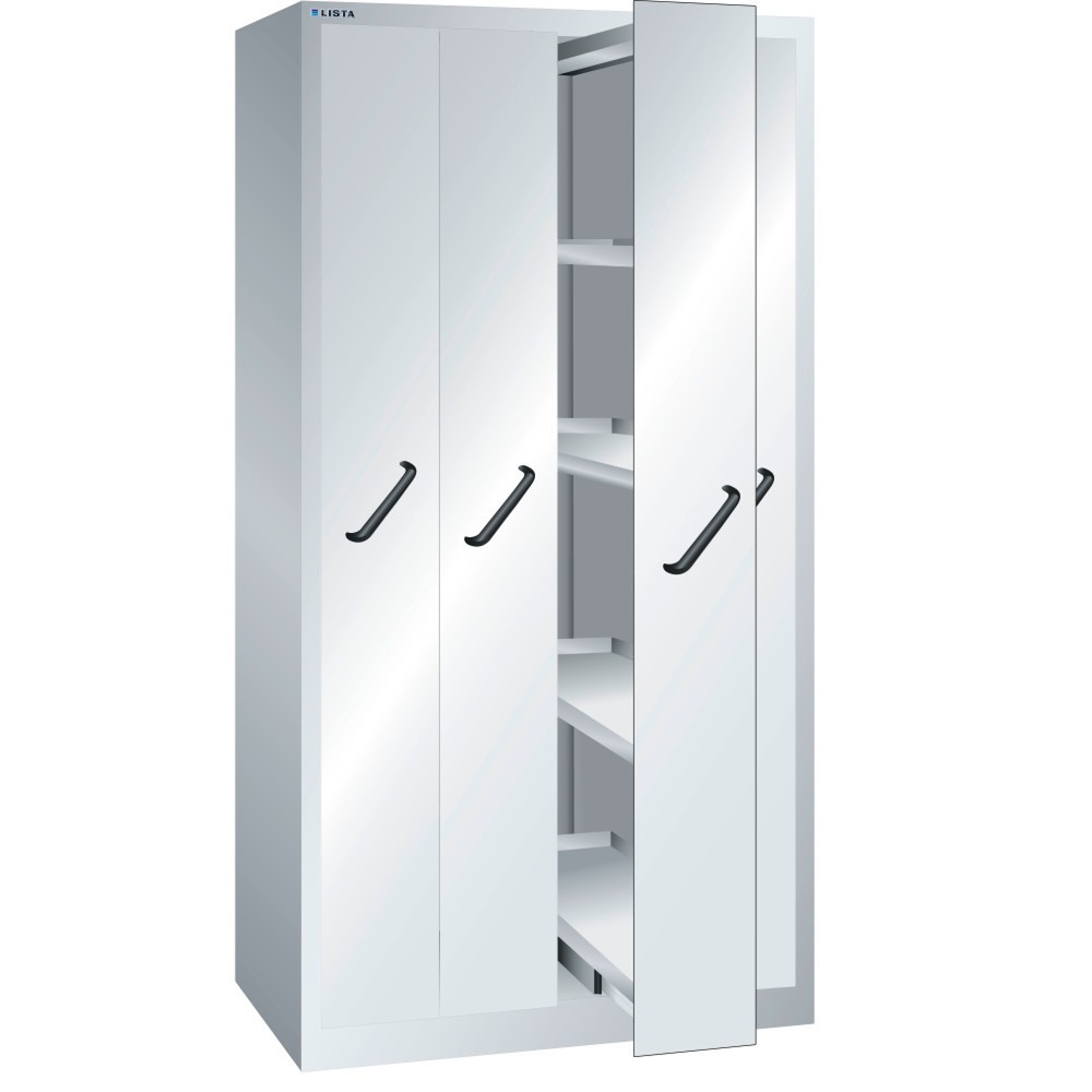 Produktabbildung: LISTA Vertikalauszugschrank, (BxTxH) 1000x695x1950mm, mit Frontblenden