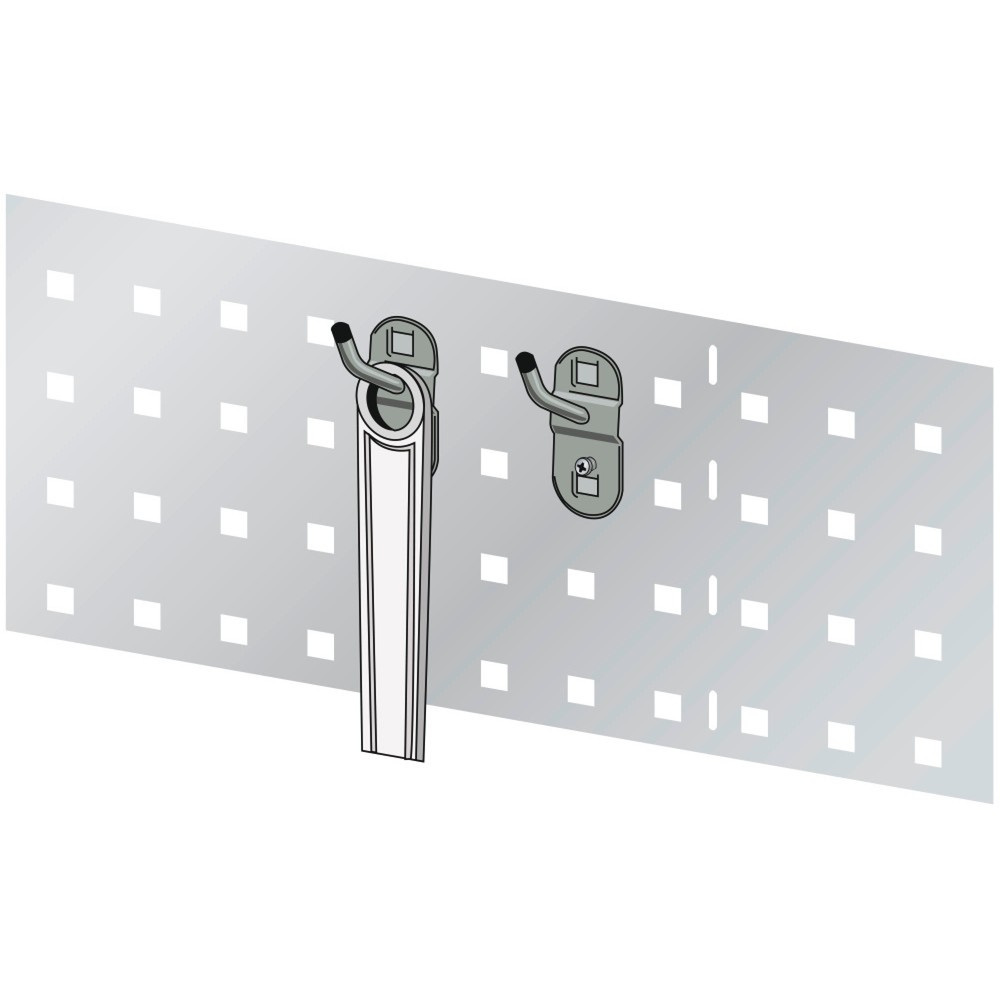 Produktabbildung: LISTA Werkzeughalter schräg, 5 Stück, Länge 50mm
