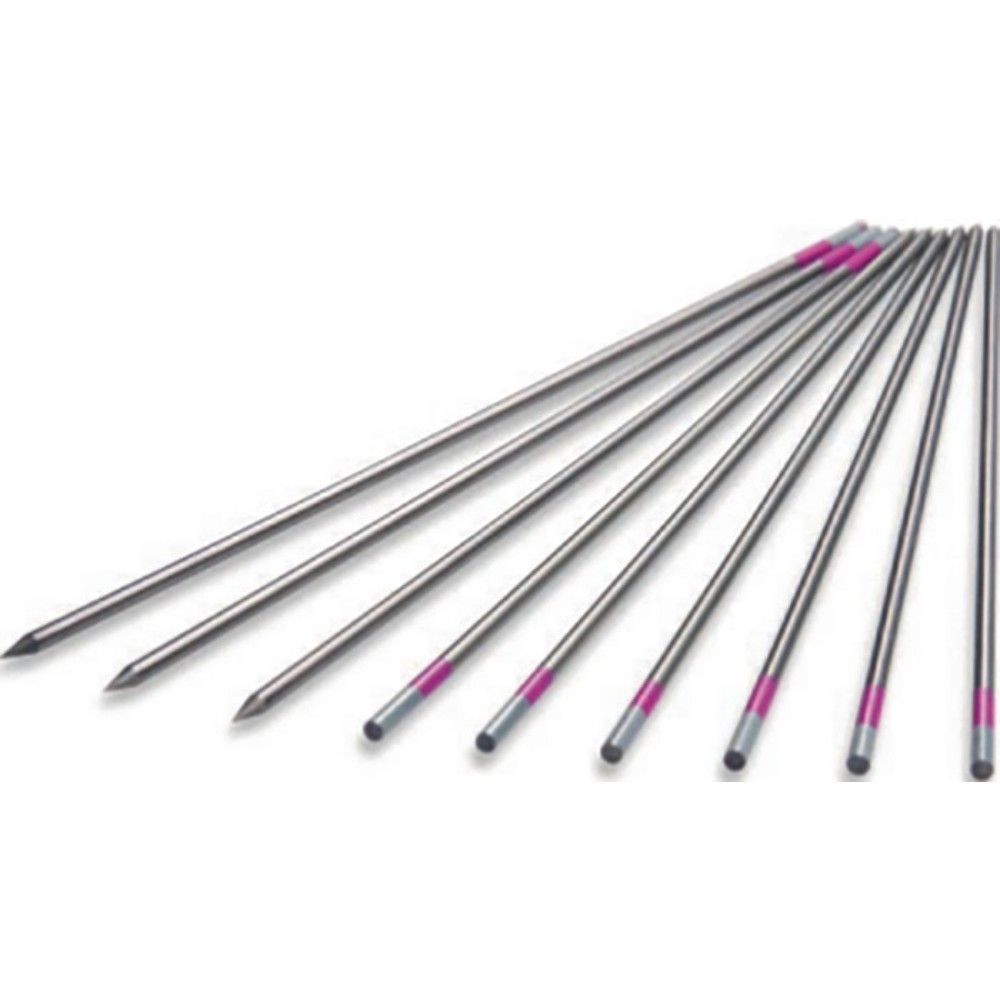 Produktabbildung: LITTY Wolframelektrode LYMOX LUX®, Durchmesser 1,6 mm Länge 175 mm, pink-grau