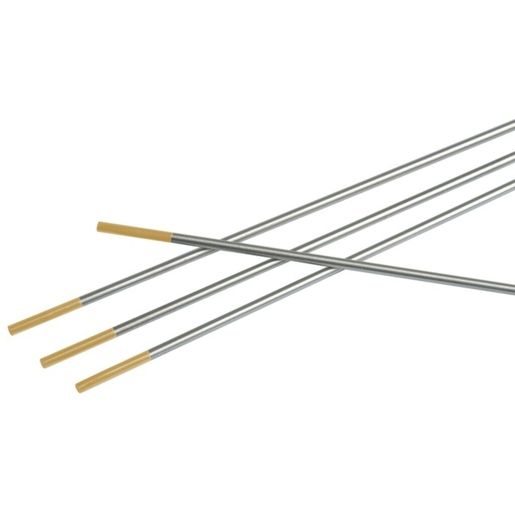 LITTY Wolframelektrode WL 15, Durchmesser 1,6 mm Länge 175 mm, gold Produktabbildung: LITTY Wolframelektrode WL 15, Durchmesser 1,6 mm Länge 175 mm, gold