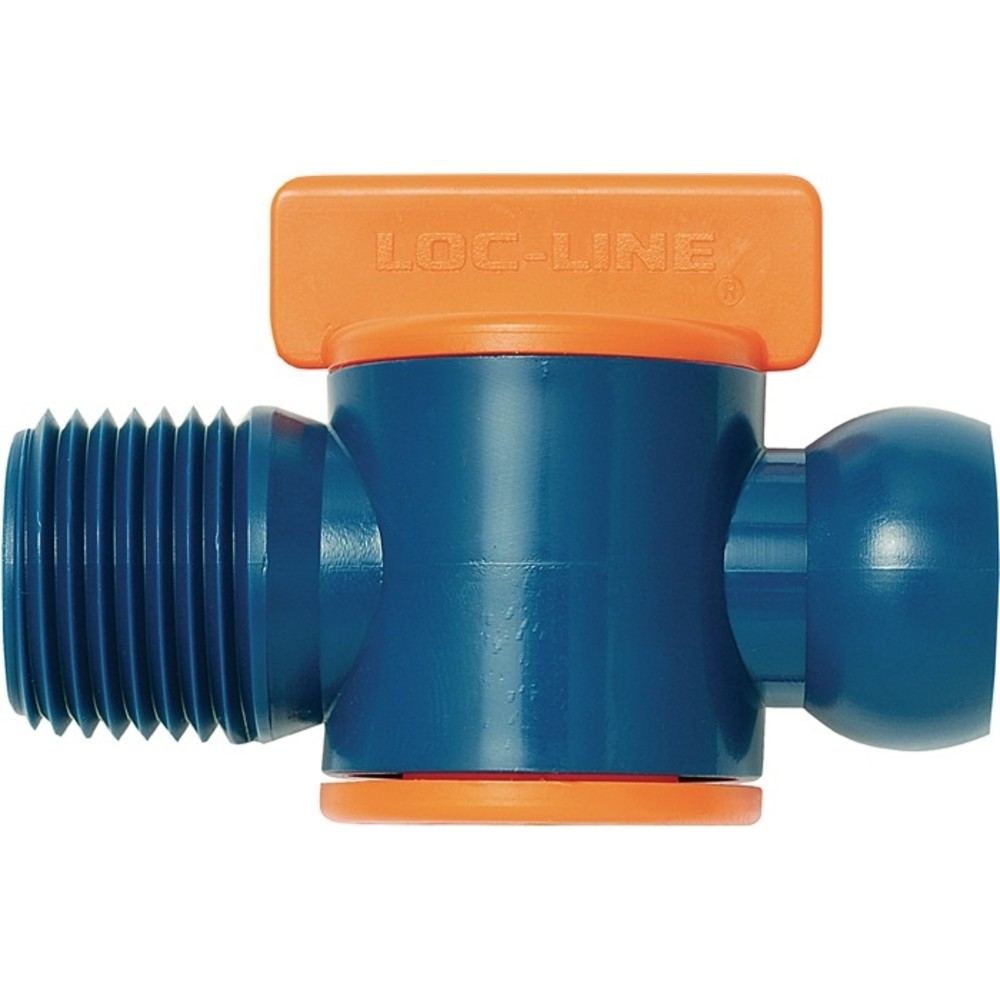 Produktabbildung Nr. 2: LOC-LINE Absperrventil Gr. 1/2 ” m. AG Btl. m. 2 St.