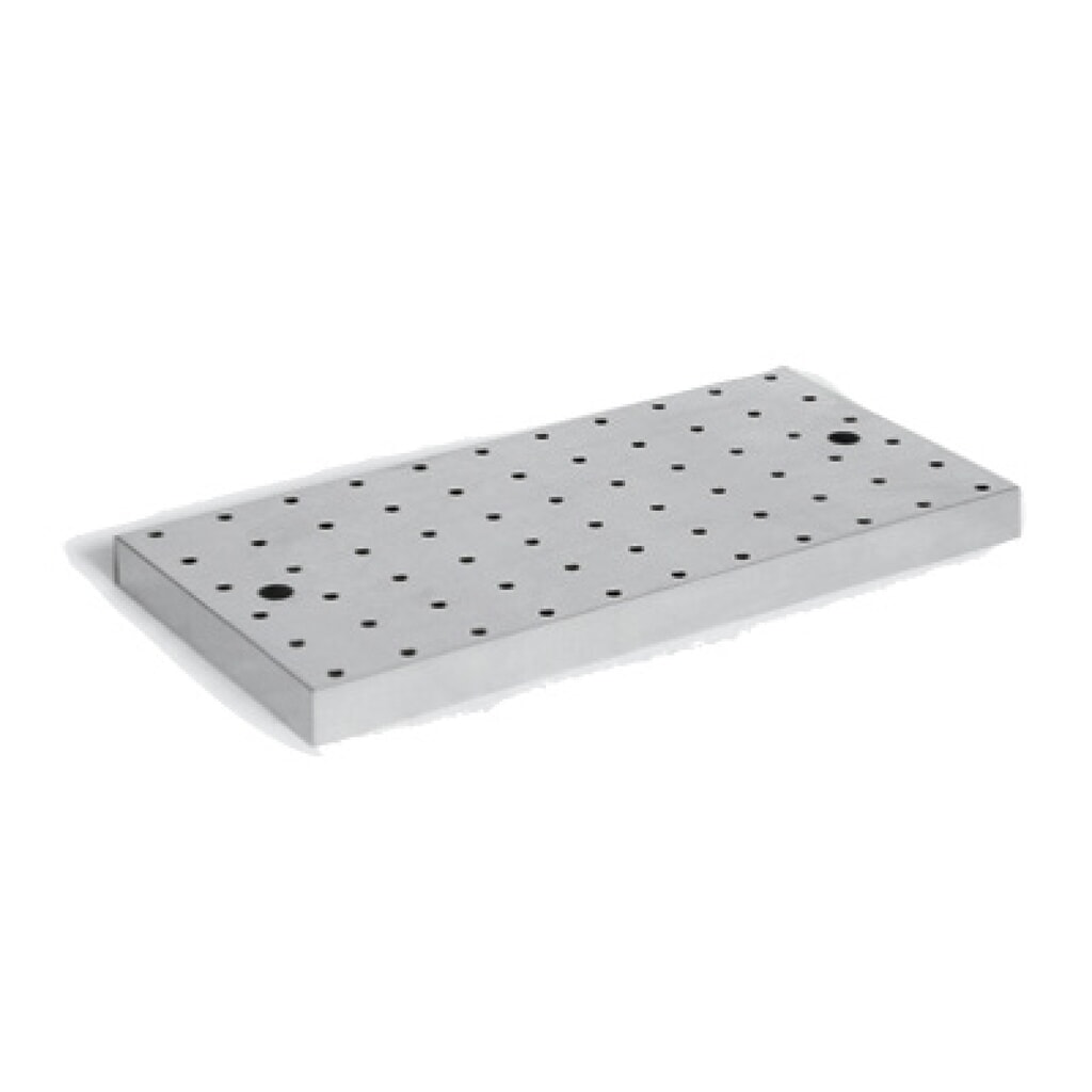 Produktabbildung: Lochblechabdeckung für Steinbock® Chemikalien- und Giftschrank, BxT 950 x 500 mm
