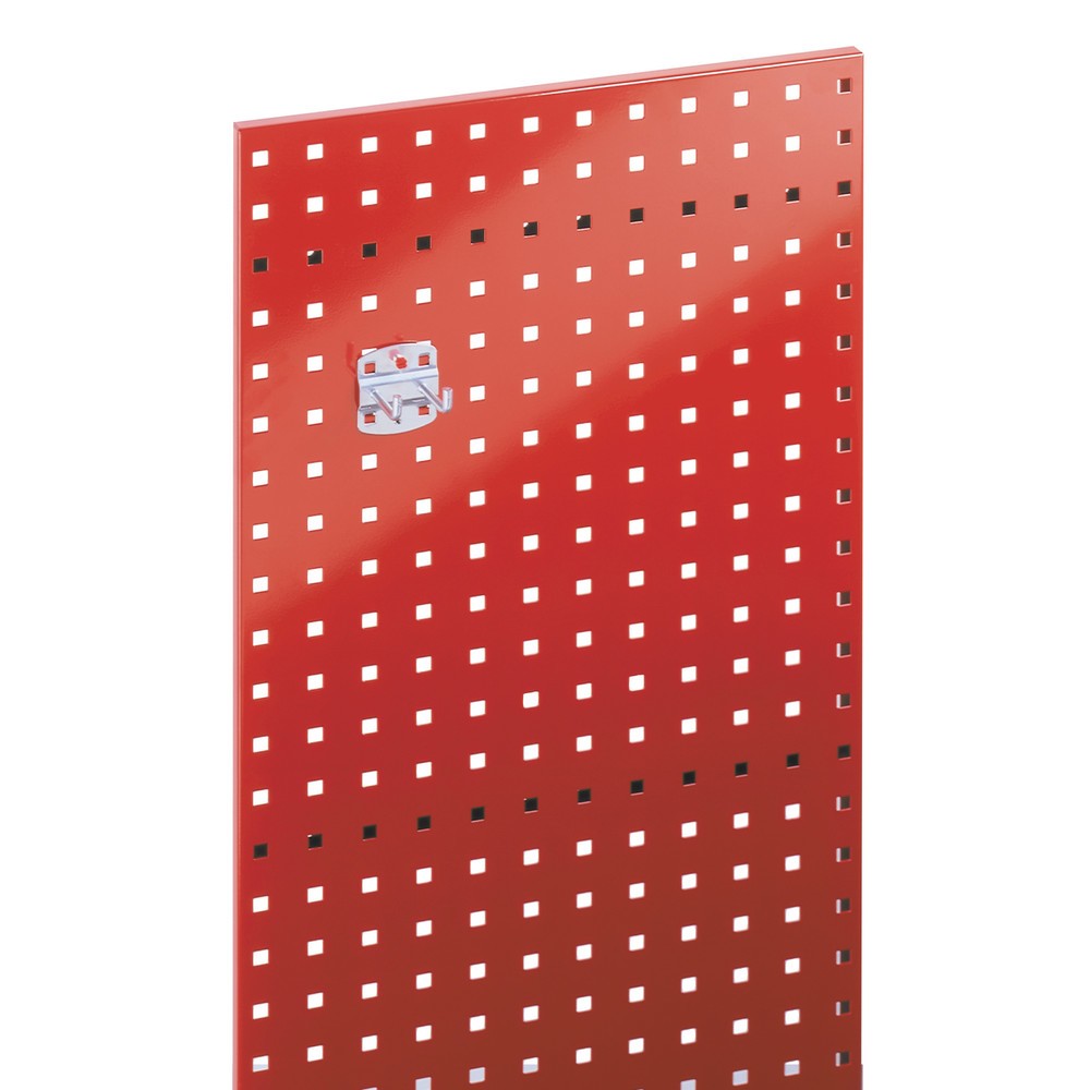 Produktabbildung: Kappes RasterPlan Lochplatte, HxB 450 x 1.000 mm, verkehrsrot